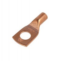 m8 čevelj za kabel debeline 5mm, očesni bakreni čevelj za kabel preseka 16mm2